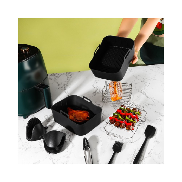 OEM - [9-pack] Silikonform för Tårtfat, Grillgaller kit för Ninja Air Fryer AF180