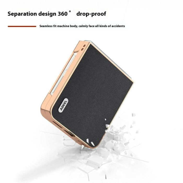 ABEEL - ABEEL Mobilskal till Samsung Galaxy Z Flip7 FE 5G Electroplating Svart