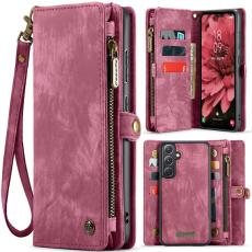 Caseme - CASEME 008 Samsung Galaxy A36 5G Pl&aring;nboksfodral Konstl&auml;der R&ouml;d