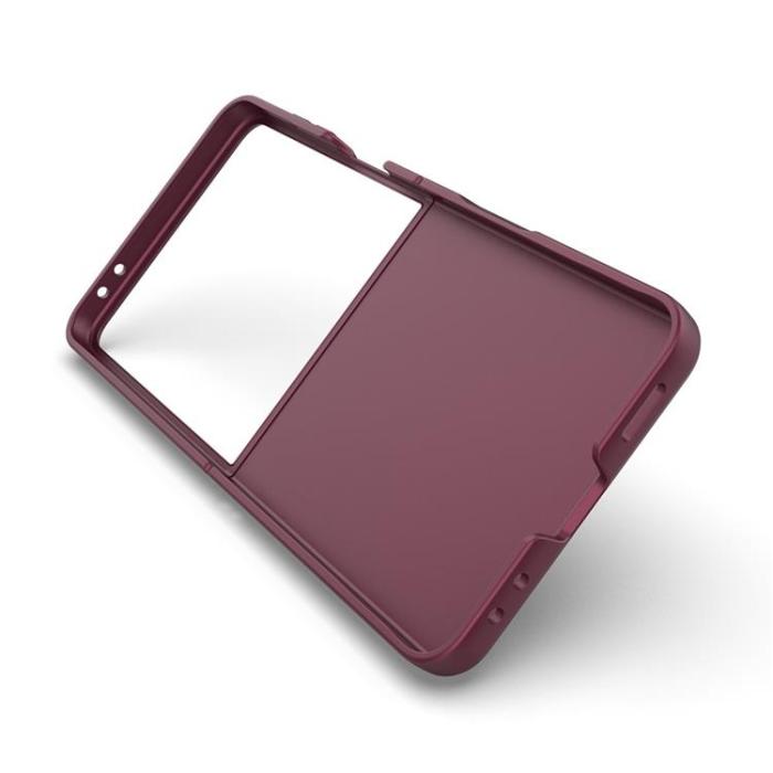 A-One Brand - Galaxy Z Flip 7 Mobilskal Anti-Drop TPU Rugged - Vinröd