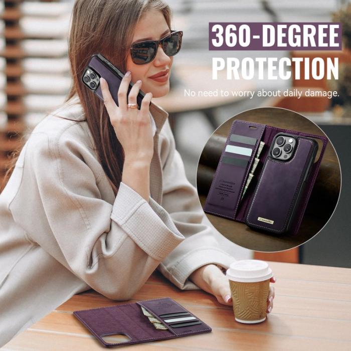 Caseme - CASEME C49 Fodral till iPhone 13 Pro 6.1 tum Lila