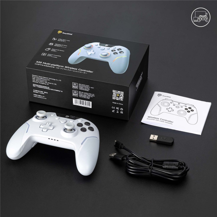 A-One Brand - EASYSMX Spelkontroll Bluetooth 2.4G Trådbunden Programmerbar Gamepad X20