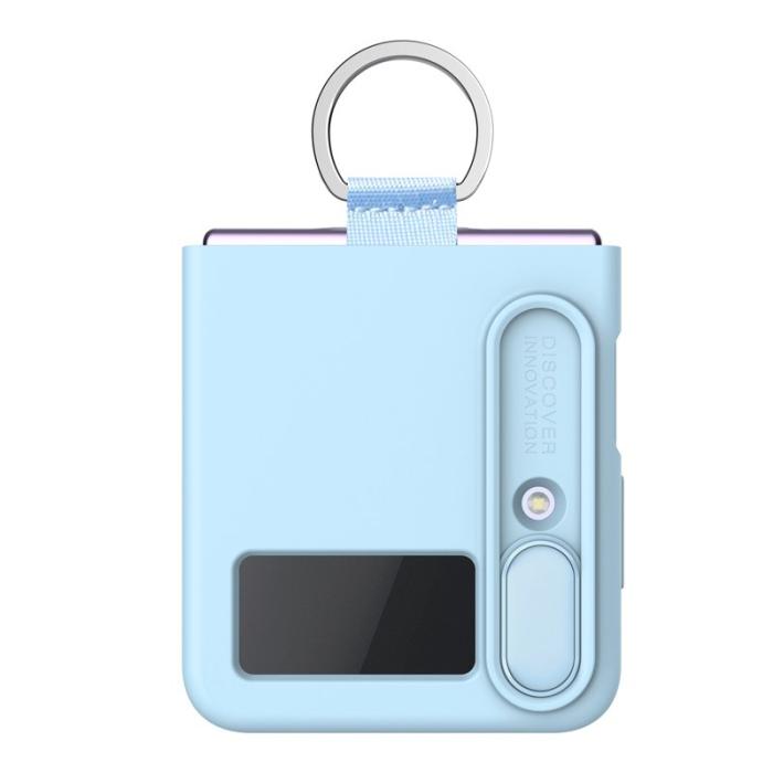 Nillkin - NILLKIN Mobilskal till Galaxy Z Flip4 5G i Blå - Drop-proof med Ring