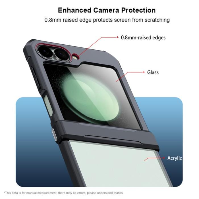 XUNDD - XUNDD Mobilskal till Samsung Galaxy Z Flip7 FE / Z Flip6 5G Transparent