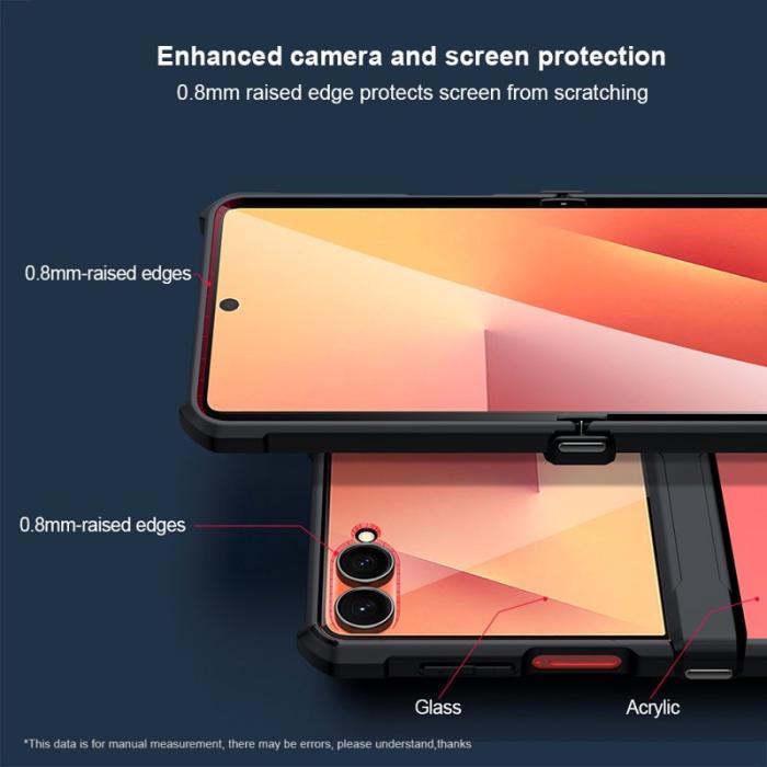 XUNDD - XUNDD Samsung Galaxy Z Flip7 Fodral TPU + Akryl Svart