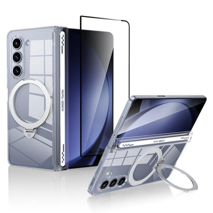 XUNDD - XUNDD Samsung Galaxy Z Fold5 Fodral MagSafe Kickstand Svart