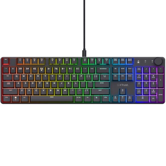 Trust - Trust English Keyboard Nordisk Layout Torix Mekaniskt