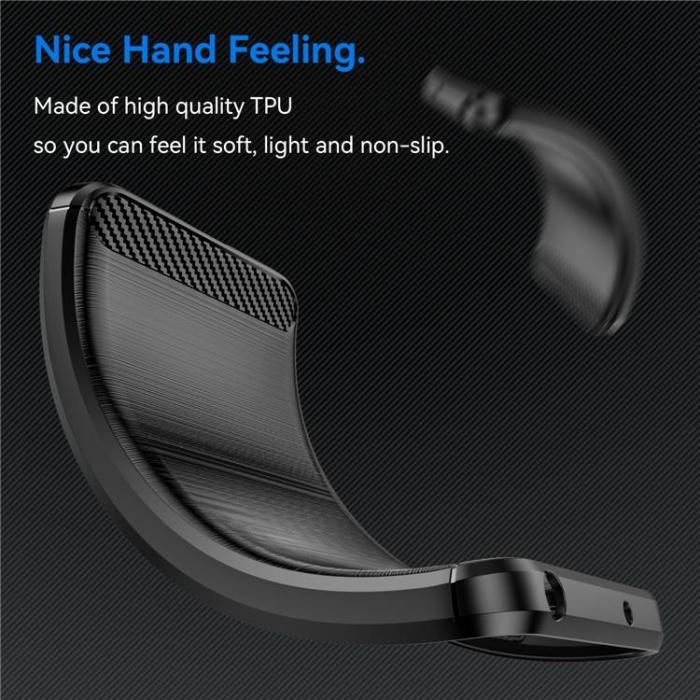 OEM - Xiaomi 14 Pro Mobilskal Carbon Fiber - Svart