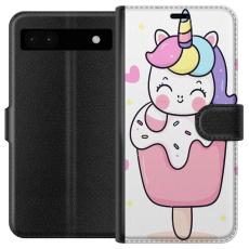 iSecrets - Plånboksfodral till Google Pixel 6a med Glad enhörning