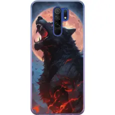 Gustaf - Mobilskal till Xiaomi Redmi 9 med Ylande varg