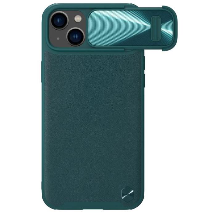 Nillkin - Nillkin iPhone 14 Plus Skal CamShield Läder S - Grön