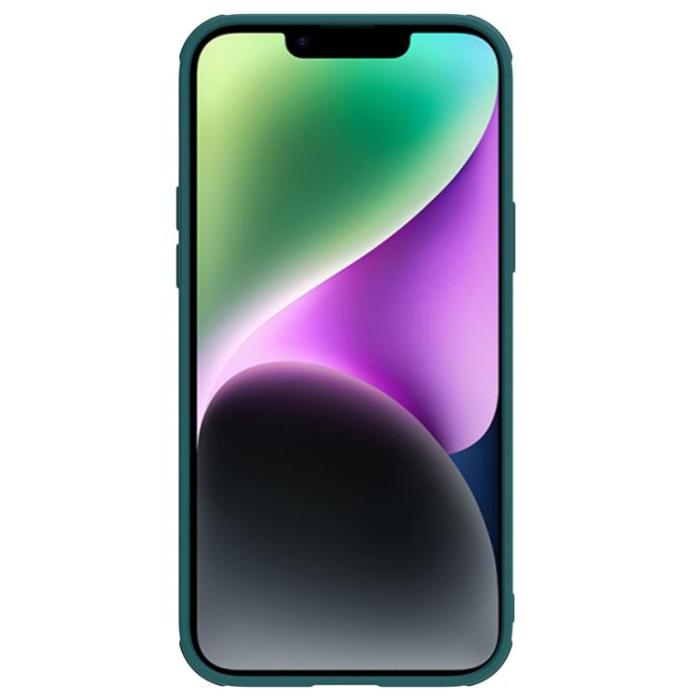Nillkin - Nillkin iPhone 14 Plus Skal CamShield Läder S - Grön