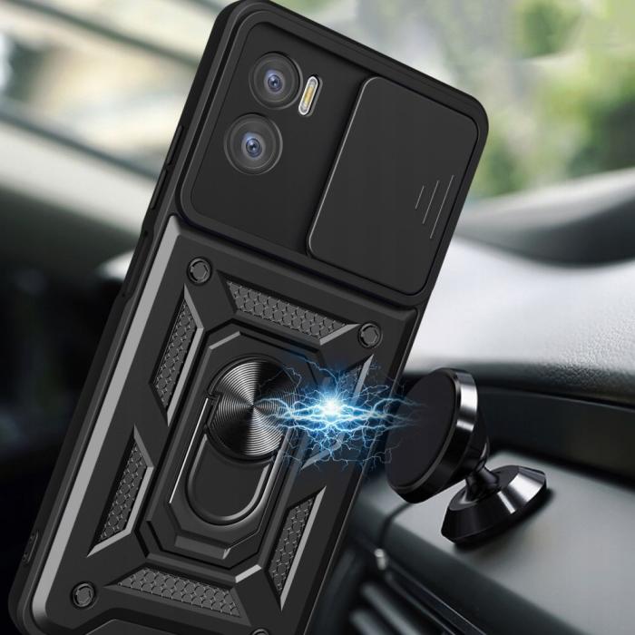 Tech-Protect - Tech-Protect Motorola E22/E22i Skal Camshield Pro - Svart