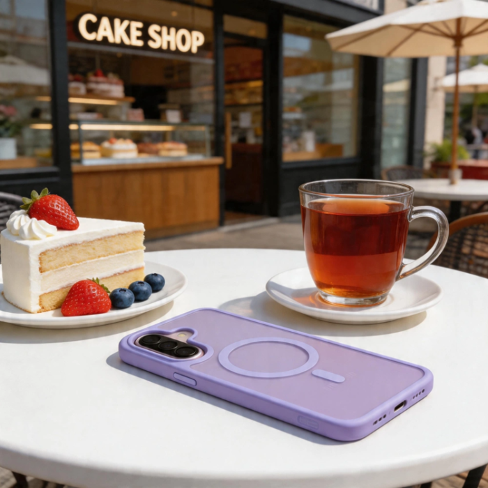 Tech-Protect - Tech-Protect Mobilskal För Galaxy A37 5G Magsafe Magmat - Matte Lila