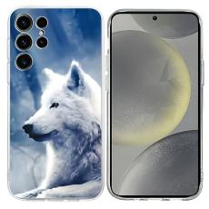 OEM - Samsung Galaxy S26 Ultra Skal M&ouml;nstertryck St&ouml;ts&auml;ker TPU - Vit Varg