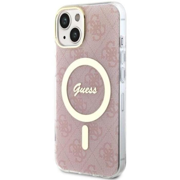 Guess - Guess iPhone 14 Plus Mobilskal MagSafe - Rosa