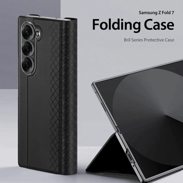 Dux Ducis - Dux Ducis Galaxy Z Fold 7 Plånboksfodral Bril - Svart