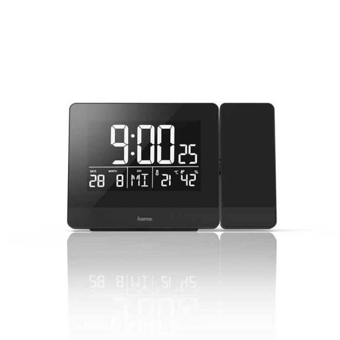 Hama - HAMA Väckarklocka Projektion Plus Charge - Svart