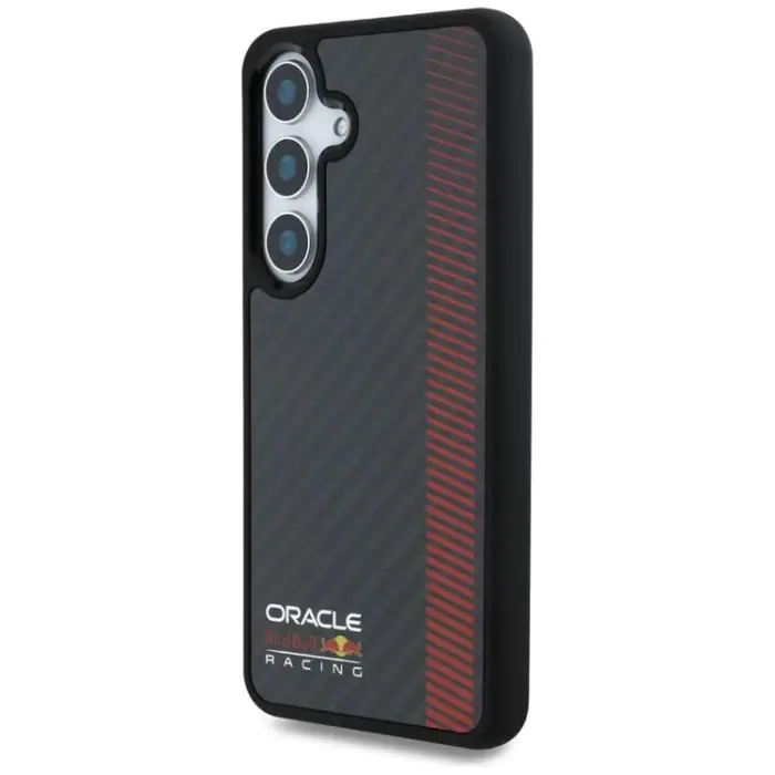 Red Bull - Red Bull Galaxy S25 Plus Mobilskal MagSafe Carbon Fiber Powerbar - Svart