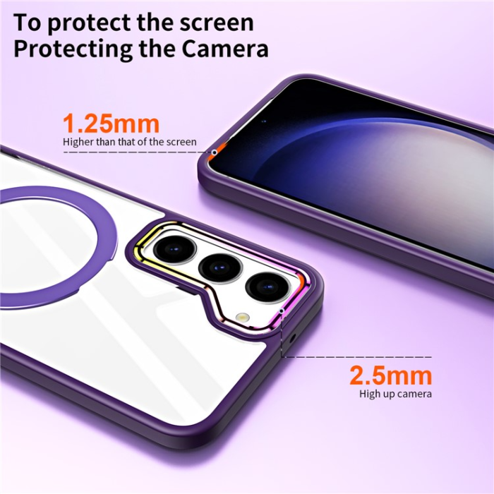 OEM - Galaxy S23 Mobilskal Magsafe Kickstand Magnetic - Grön