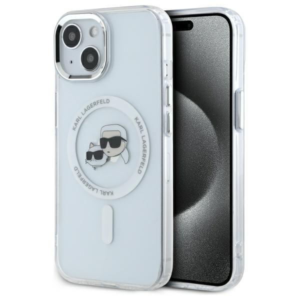 Karl Lagerfeld iPhone 15 Mobilskal MagSafe IML Karl&Choupette | 2353 | AlltMobil