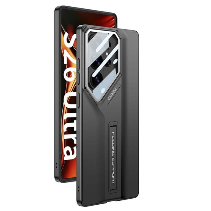 GKK - GKK Mobilskal för Samsung Galaxy S26 Ultra Kickstand Shockproof PC - Titan Guld