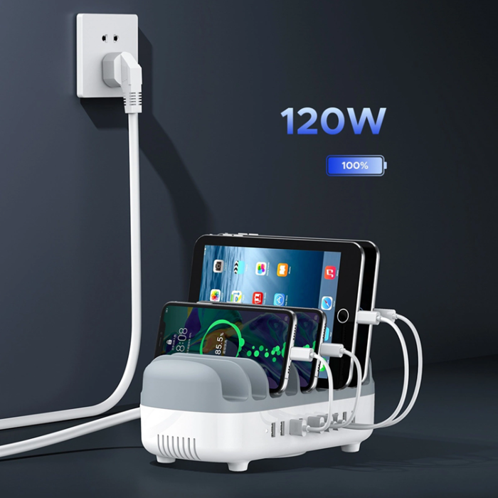 ORICO - Orico Smart Laddningsstation 10xUSB-A - Vit