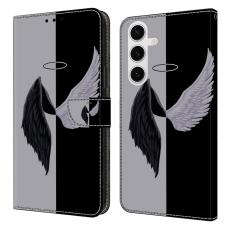 OEM - Samsung Galaxy S26 Pl&aring;nboksfodral Magnetisk St&auml;ngning Konstl&auml;der Svart