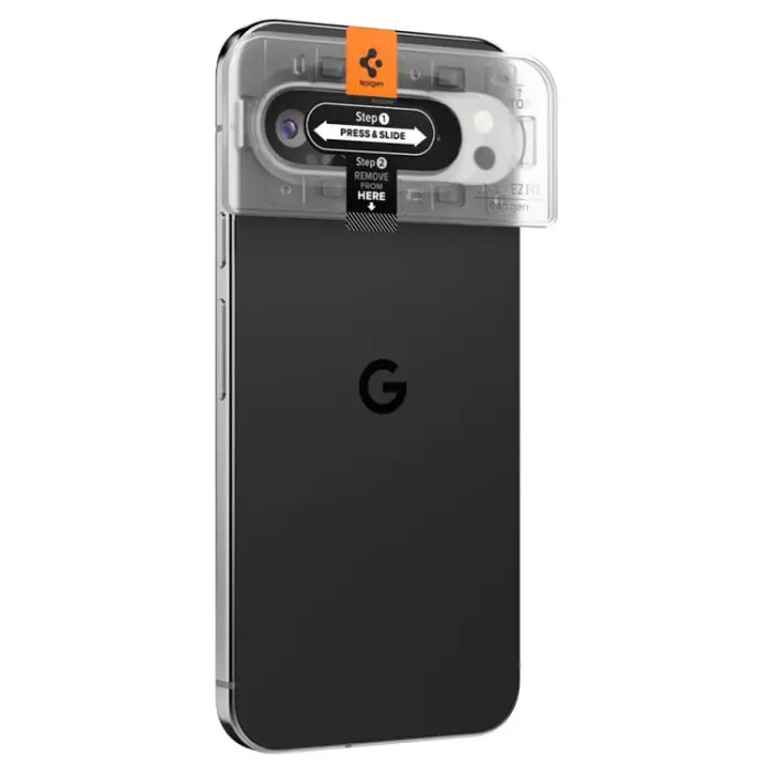 Spigen - [2-Pack] Spigen Google Pixel 9 Pro Linsskydd Härdat Glas EZ Fit