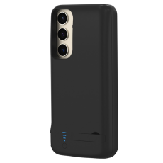 A-One Brand - Galaxy S24 Plus/S25 Plus Batteriskal Kickstand 5000mAh - Svart