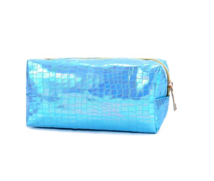 UTGATT1 - Cosmetic Laser Croco Bag - Blå