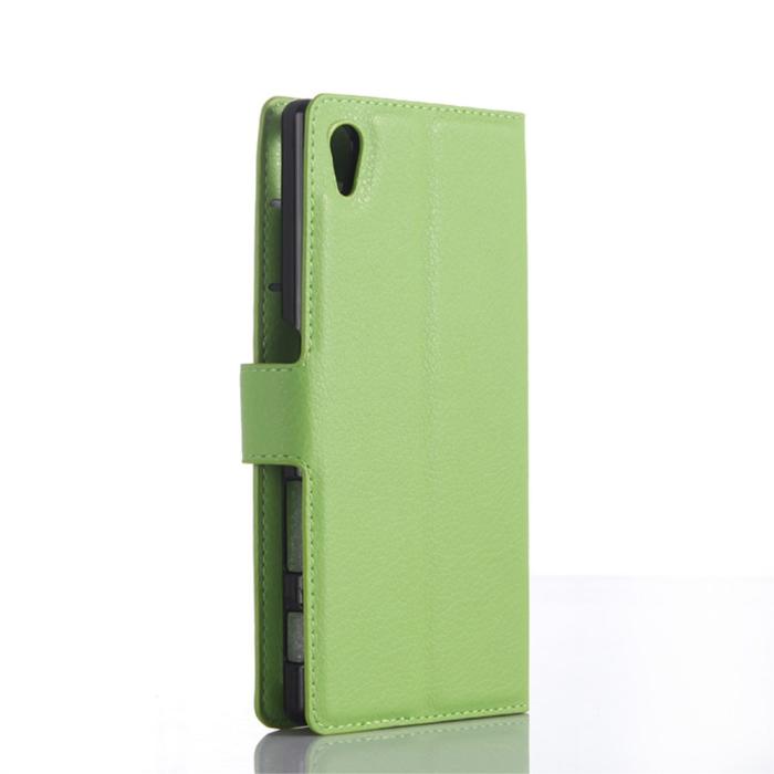 A-One Brand - Plånboksfodral till Sony Xperia Z5 Premium - Grön