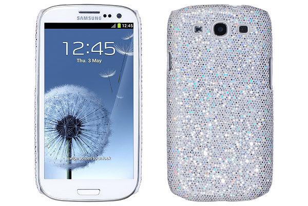 Sparkle Baksideskal tillSamsung Galaxy S3 i9300 (Silver) | 2353 | AlltMobil