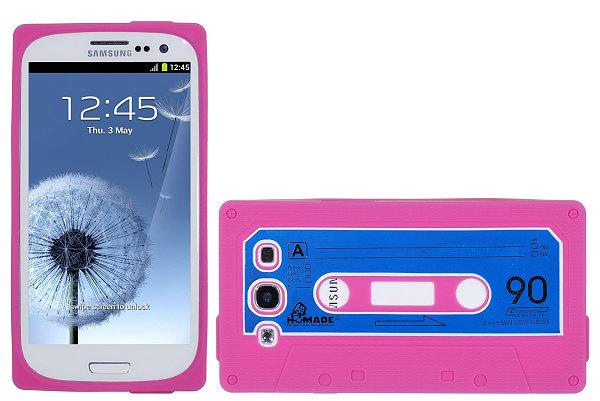Cassette silikon skal till Samsung Galaxy S3 i9300 (Magenta) | 2353 | AlltMobil