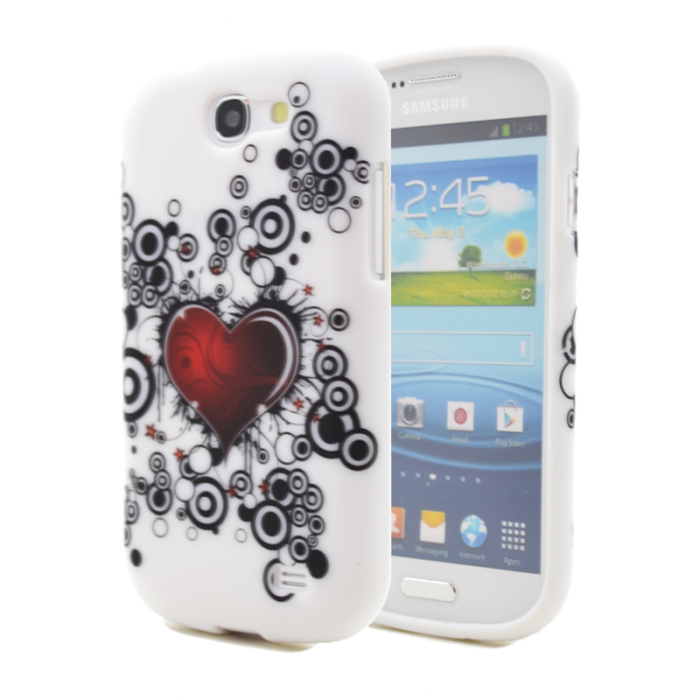 UTGATT4 - FlexiSkal till Samsung Galaxy Express (Red Heart)