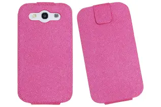 OEM - Luxury flip mobilv&auml;ska till Samsung Galaxy S3 i9300 (Rosa)