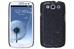 OEM - Sparkle Baksideskal tillSamsung Galaxy S3 i9300 (Svart)