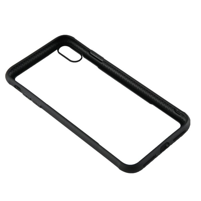 GEAR - GEAR Mobilskal med Tempererat Glas Svart iPhone Xs Max 6,5