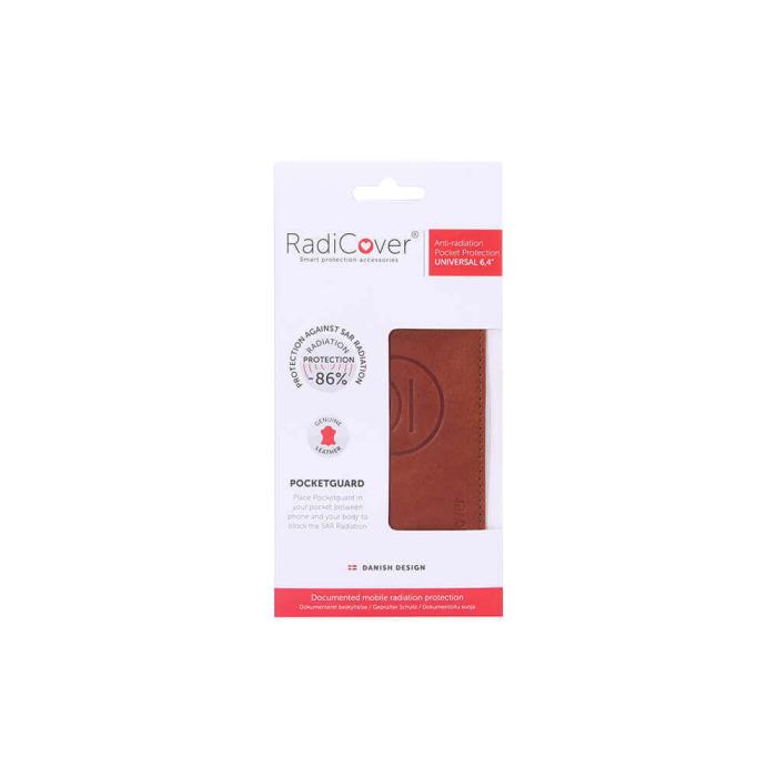 Radicover - RADICOVER Strålningsskydd Pocket Guard Skinn Universal 6,4