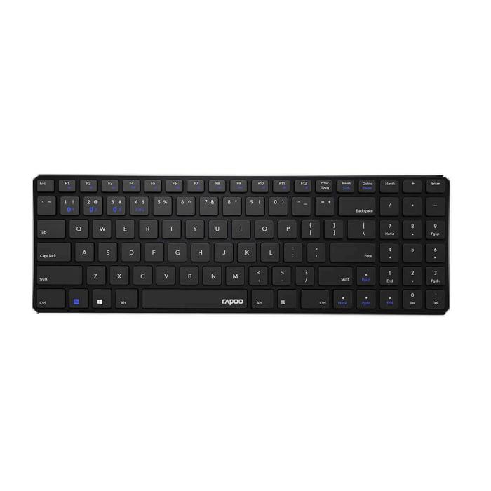 Rapoo - RAPOO Tangentbord E9100M Multi-Mode Trådlös Svart