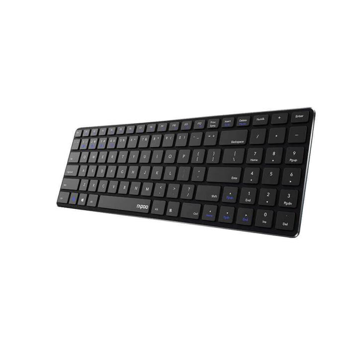 Rapoo - RAPOO Tangentbord E9100M Multi-Mode Trådlös Svart