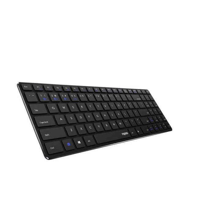 Rapoo - RAPOO Tangentbord E9100M Multi-Mode Trådlös Svart