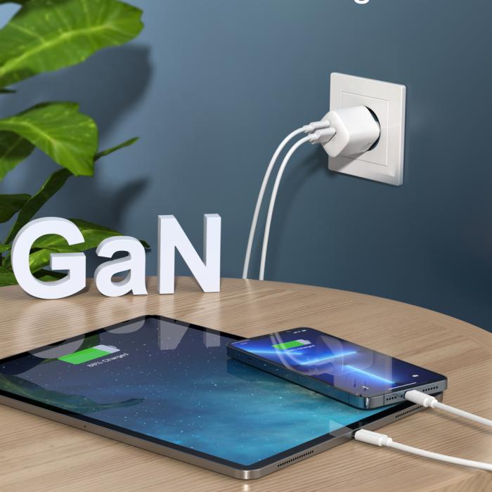 Choetech - Choetech Snabbladdare 33W USB-C - Vit