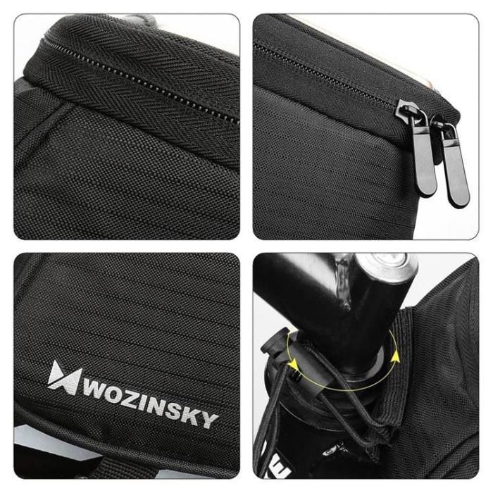 Wozinsky - Wozinsky Cykelväska Front Ram Telefonfodral 6.5 tum 1.5L