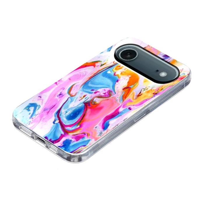 A-One Brand - iPhone Air Mobilskal Marble Pattern Printing Soft - Flerfägad