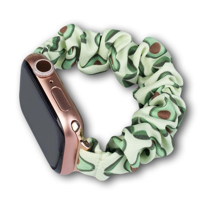 OEM - Apple Watch 2/3/4/5/6/7/SE (42/44/45mm) Armband Tyg - Avocado