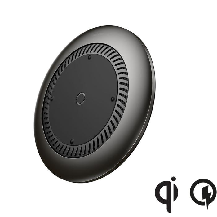 BASEUS - Baseus Whirlwind Trådlösa Quick Charger - Silver