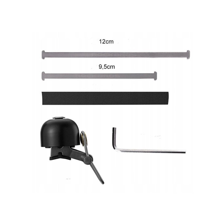 Rockbros - Rockbros Cykel Ring klocka Retro - Svart