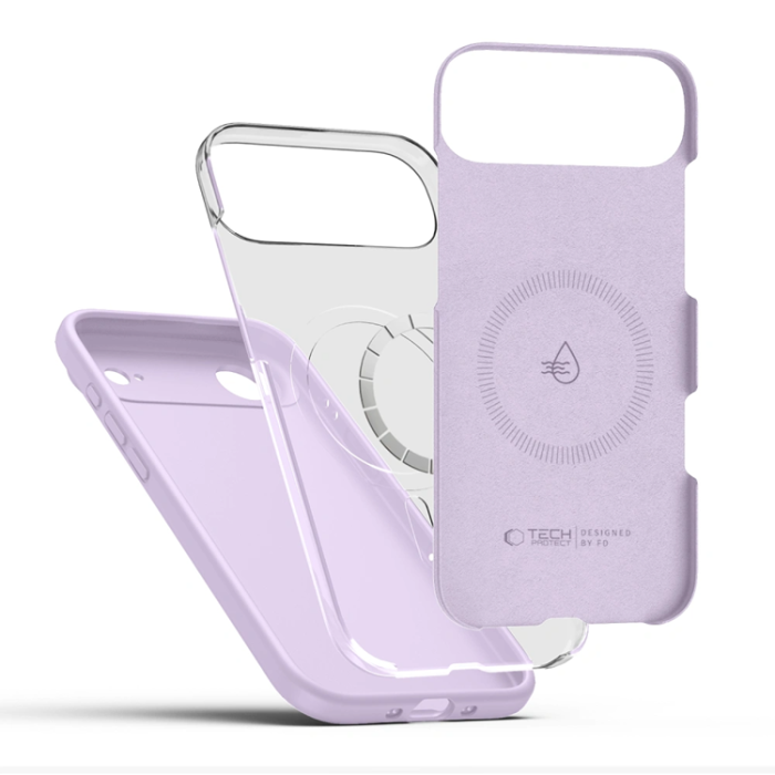 Tech-Protect - Tech-Protect iPhone Air Mobilskal Magsafe Silikon - Mauve