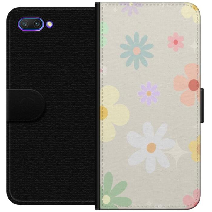 iSecrets - Plånboksfodral till Honor 10 med fejdande blommor